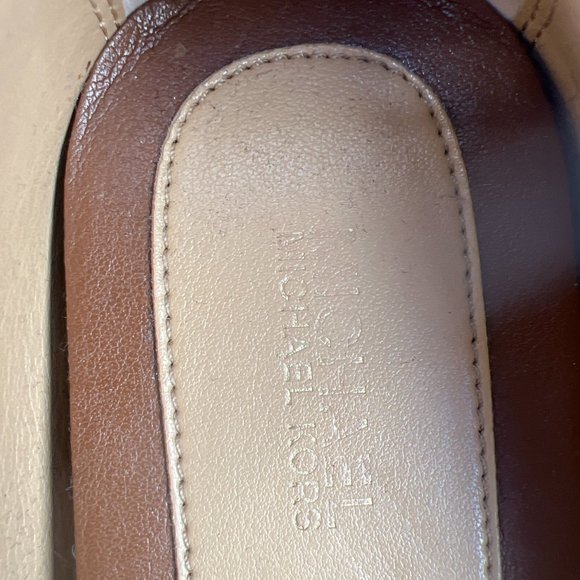 michael kors shoes leather upper rubber outsole